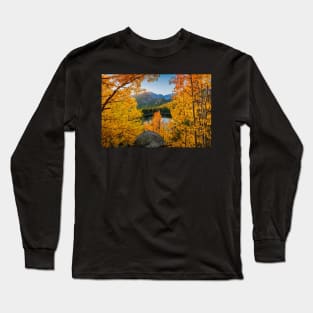 Bear Lake Autumn Sunrise - wide Long Sleeve T-Shirt